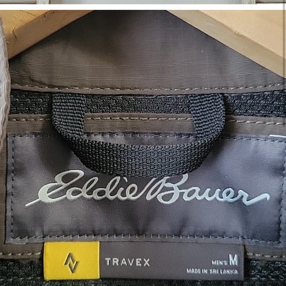 Eddie Bauer Travex Mens Nylon Brown Jacket Size Medium - Picture 2 of 10